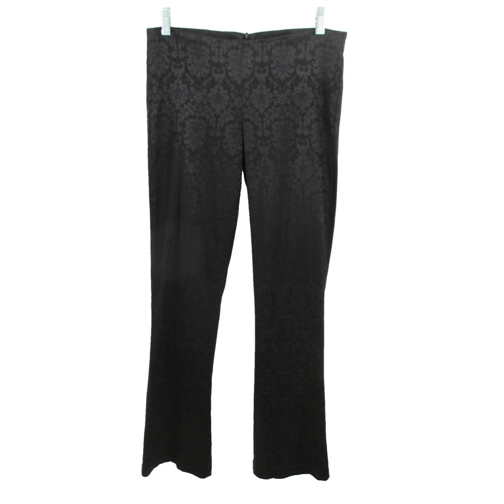 LUNACHIX Black Embossed Flared Dress Pants Gothic Witchy Slacks Size 5/6